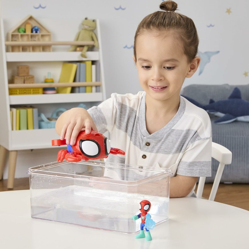 Muñeco Spidey Water-Webs Hasbro para Niños Pequeños