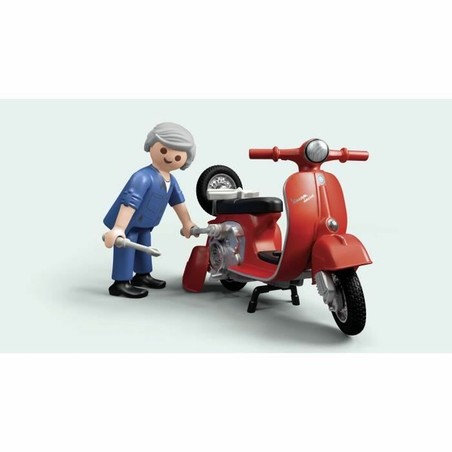 Mini Vespa juguete Playmobil y mecánico