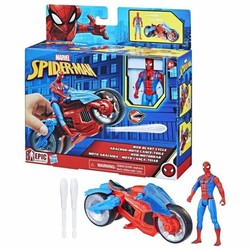 Playset acción superhéroes Hasbro Epic Web Blast Cycle listo para la aventura 2
