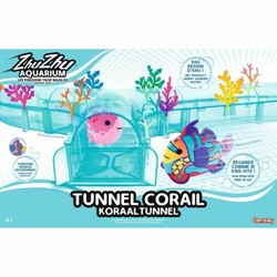 Playset Túnel Coral Lansay para mascotas Zhu Zhu, vista frontal con detalles multicolor 2