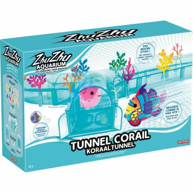 Extensión playset Lansay, un túnel coral multicolor que estimula el juego imaginativo submarino