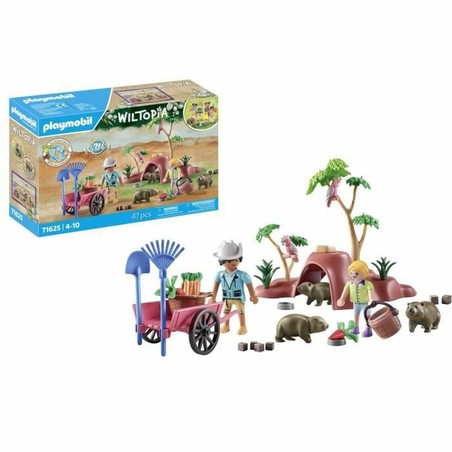Playset Playmobil Wombat Madrigueras para niños