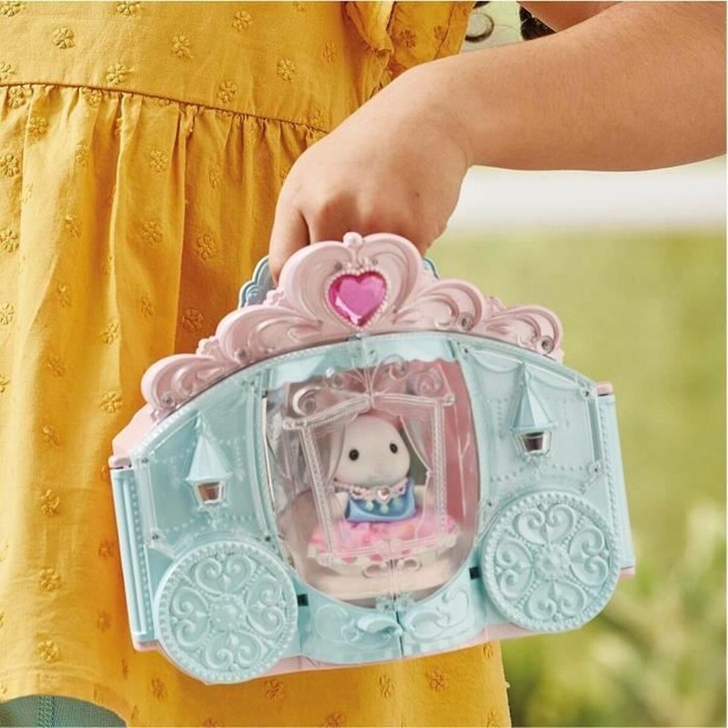 Figura Sylvanian Families de conejita en vestido de princesa