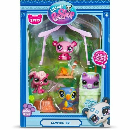 Playset Littlest Pet Shop Camping con figuras