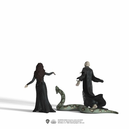 Set figuras Voldemort Nagini Bellatrix colección Harry Potter