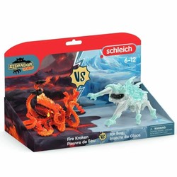 Figuras Schleich Eldrador Lava Octopus y Ice Bug en acción. 2