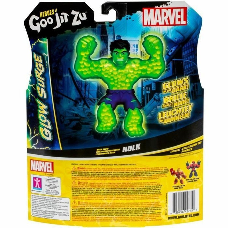 Colección Goo Jit Zu Marvel figura de acción Hulk