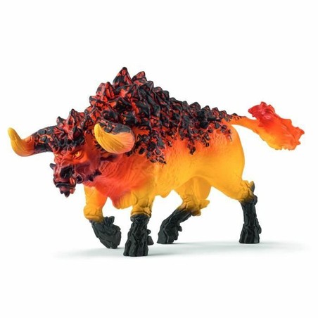 Figura Acción Schleich Fire Bull Eldrador, juguete fantasía para niños.