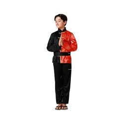 Disfraz para niños chino negro, ideal para fiestas y carnaval.