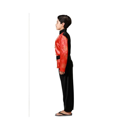 Conjunto completo de disfraz chino para fiesta infantil.