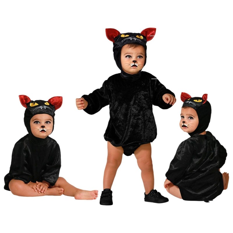 disfraces niños gato negro bebe