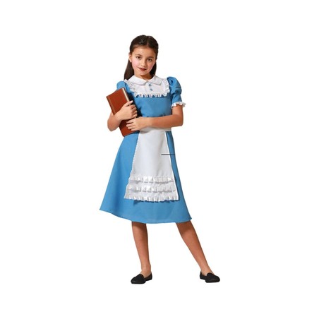 Disfraz para niños azul princesa para fiestas y carnaval