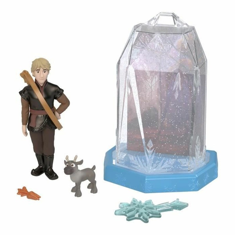 Muñeco Frozen con biberón y accesorios, cuidado y diversión