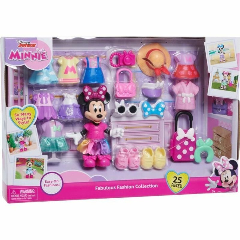 Ropa Muñecas Minnie Set, complementos variados para muñecas de 15cm