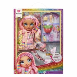 Muñeco bebé Rainbow High Sparkle & Shine con biberón 2