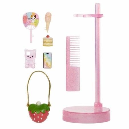 Juguete bebé accesorios: biberón y chupete de Rainbow High