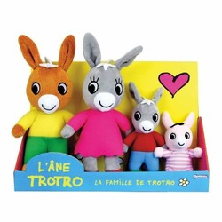 Peluche Trotro y Familia Jemini, suave juguete infantil