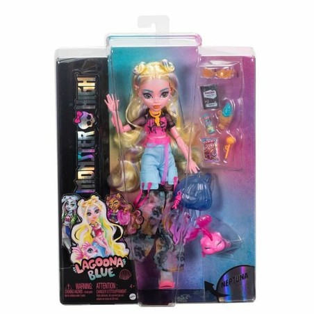 Juguete Monster High bebé con biberón y detalles marinos