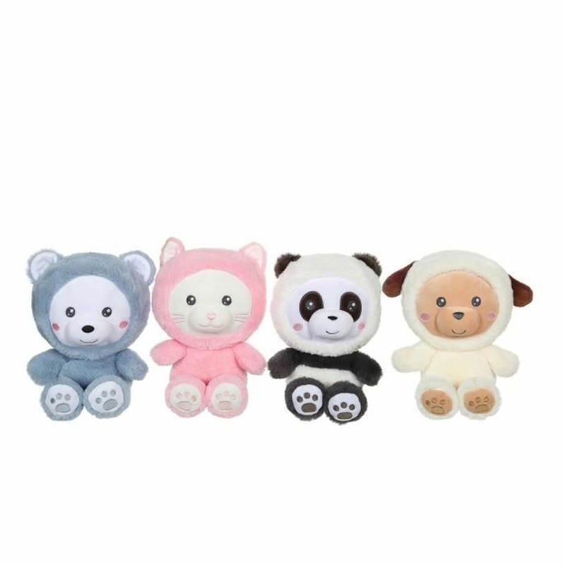 Niño abrazando un muñeco de peluche Gipsy Toys, perfecto para el apego