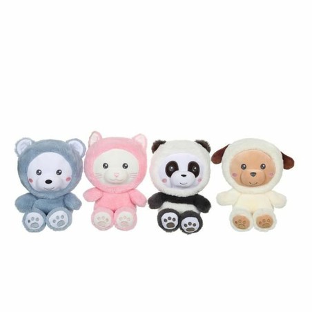 Niño abrazando un muñeco de peluche Gipsy Toys, perfecto para el apego