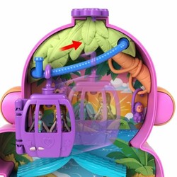 Muñeco Bebé Polly Pocket Mommy Monkey and Baby con Accesorios 2