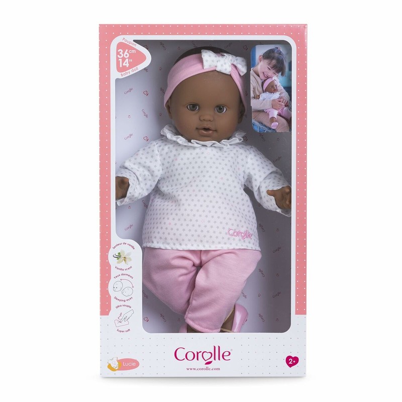 Corolle Mon Grand Poupon Lucie, muñeca segura para niños +2 años