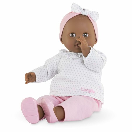 Muñeca Corolle Large Lucie con ropa rosa, regalo para niñas pequeñas