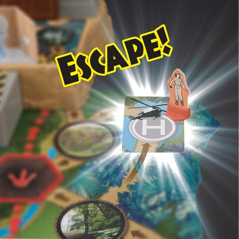 Vista lateral del embalaje del juego de mesa para niños