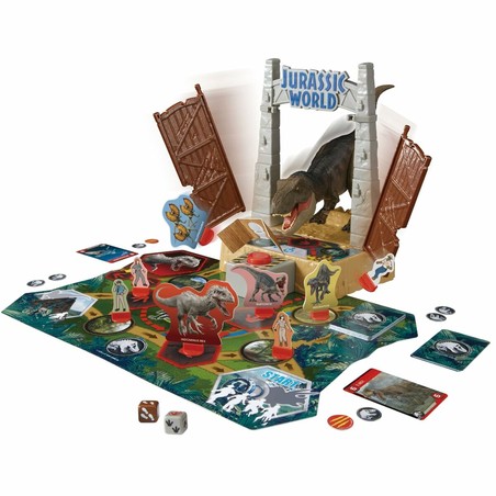 Ilustración del juego de mesa Jurassic World para niños