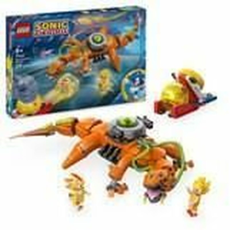 Juguetes construcción niños LEGO Sonic Super Shadow y Biolizard
