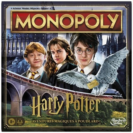 Juego mesa familiar Monopoly con fichas y billetes