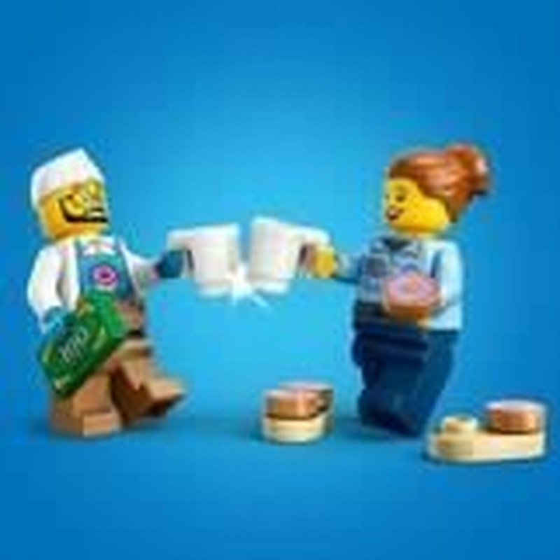 LEGO City Camión de Donuts en acción, juego simbólico