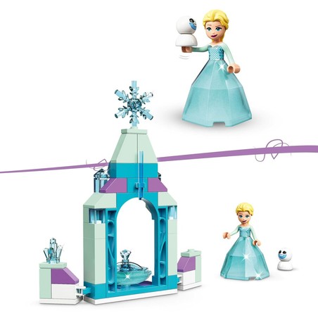 Bloques construcción infantiles: set Lego con creaciones coloridas