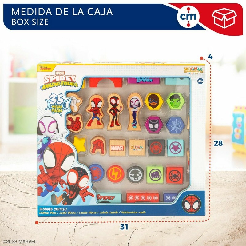 Bloques construcción infantiles Spidey para bebés