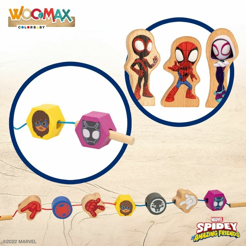 Bloques apilables bebé Spidey con personajes