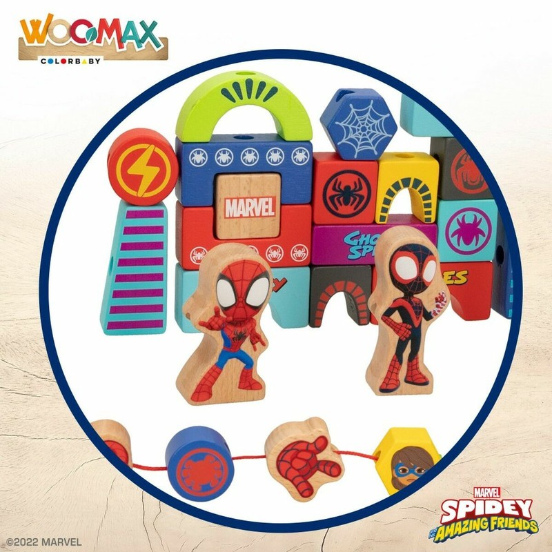 Construcción niños 3 años Spidey estimulando la imaginación