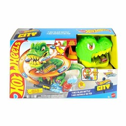 Coches juguete niños: Pista de carreras Mattel con coches de colores