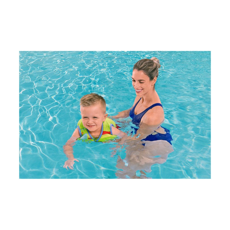 Chaleco hinchable para verano y aprendizaje de natación