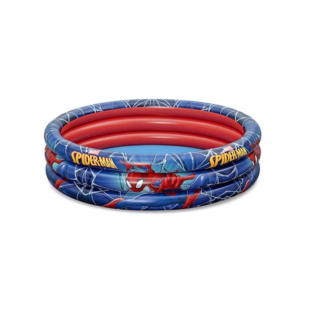 Piscina infantil Spiderman Bestway para jardín, juego acuático niños
