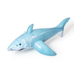 Flotador tiburón hinchable Bestway para piscina y playa, vista frontal