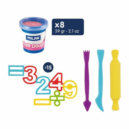 Set de pasta de modelar para aprender los números jugando