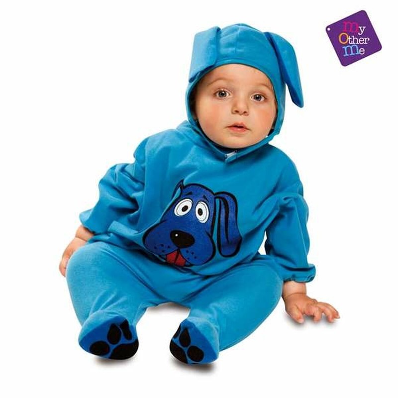 disfraces niños bebes perro azul