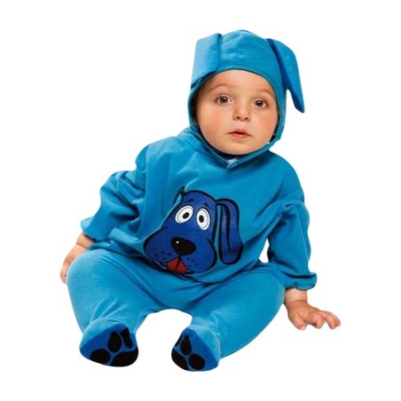 traje carnaval niño perro suave y seguro