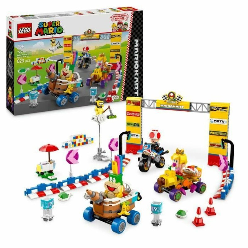 Juego de Construcción LEGO Super Mario Kart 72036 para niños