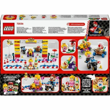 Niños jugando con bloques construcción infantiles LEGO Super Mario
