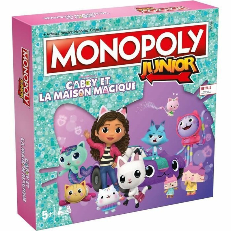 Juegos mesa niños Monopoly Junior Gabby Magic House