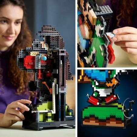 Set construcción educativo figuras Mario y Yoshi