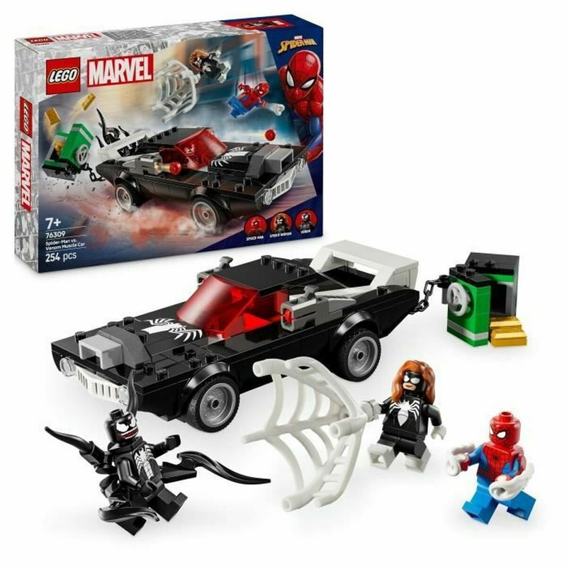 Juguetes construcción niños LEGO Marvel Spider-Man vs Venom en acción