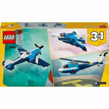 Bloques construcción infantiles LEGO Avión 3 en 1 montado