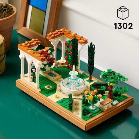 Maqueta LEGO coleccionable Jardín Andaluz - Detalles arquitectura andaluza